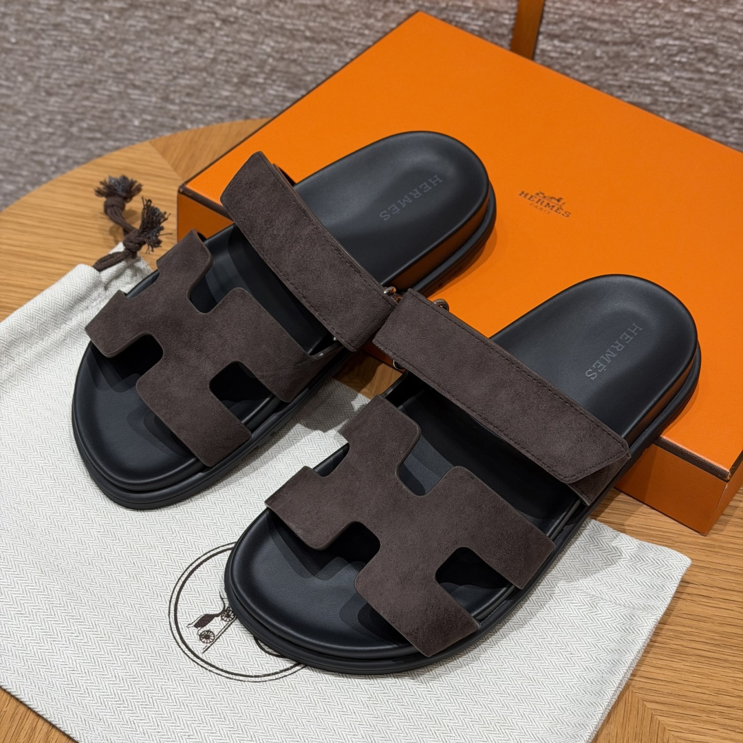 HERMES Chyper サンダル ビーチサンダル レディース 春秋用 ファッション クラシック