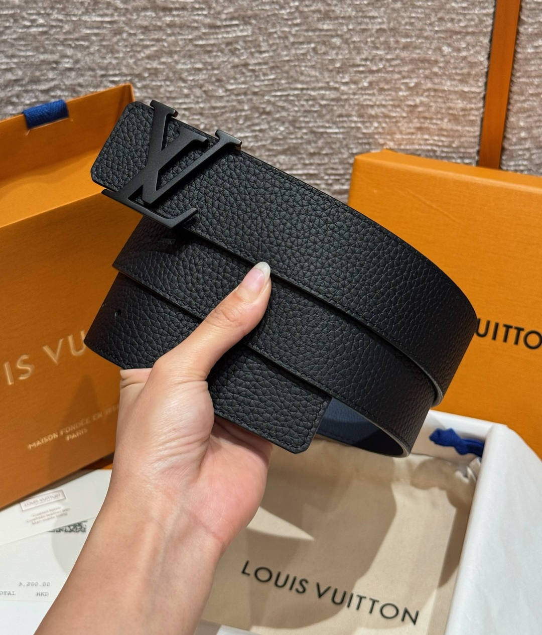 루이비통 TAURILLON 40mm 리버서블 벨트 상세 이미지 3