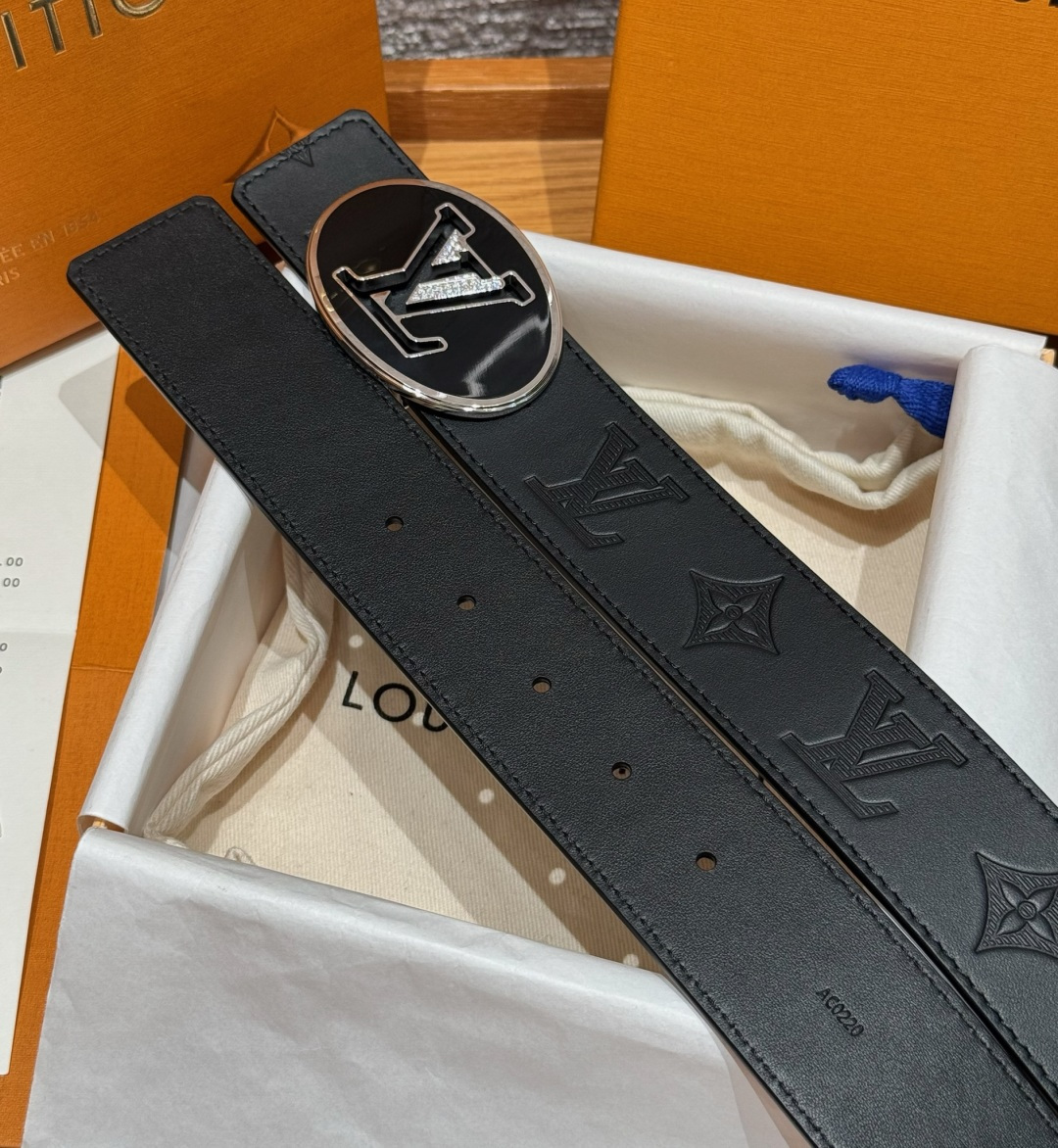 루이비통 샤도우 40mm 양면 벨트 상세 이미지 5