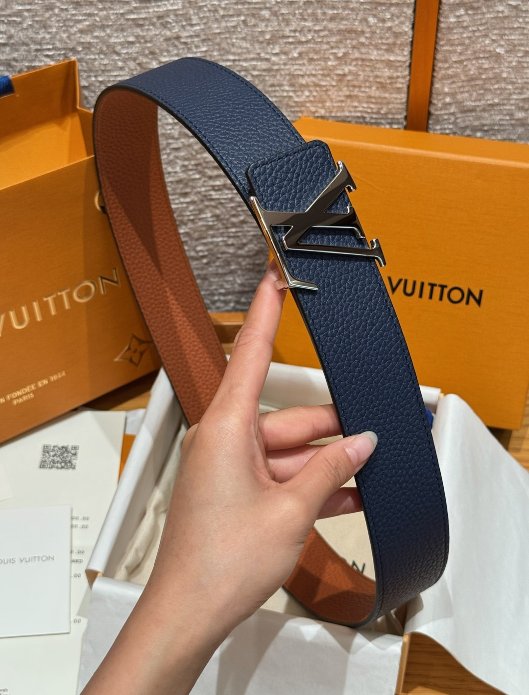 루이비통 TAURILLON 리버시블 40mm 벨트 상세 이미지 3