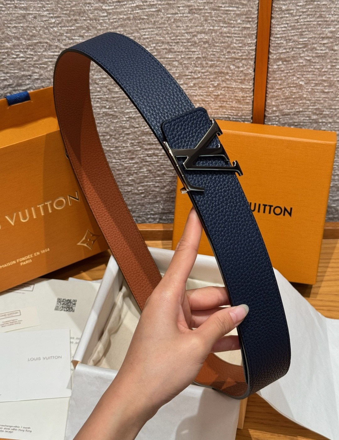 루이비통 JD350 타우릴론 리버시블 40mm 벨트 상세 이미지 3