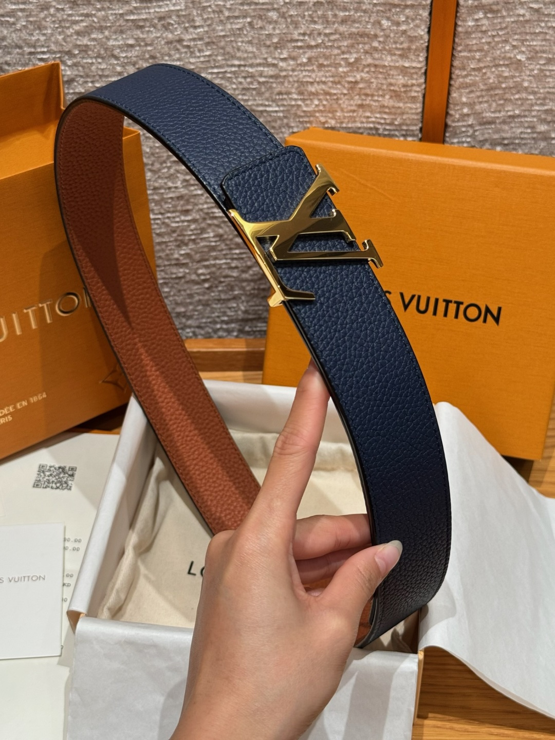 루이비통 TAURILLON 40mm 리버시블 벨트 상세 이미지 3