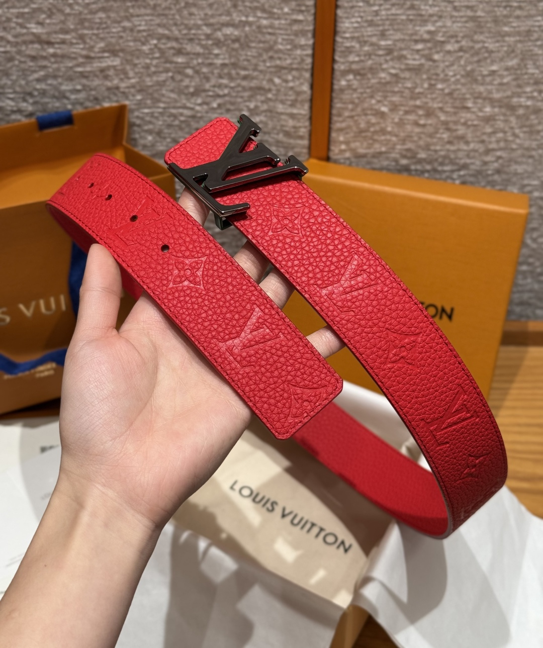 루이비통 토리용 40mm 리버시블 벨트 상세 이미지 4
