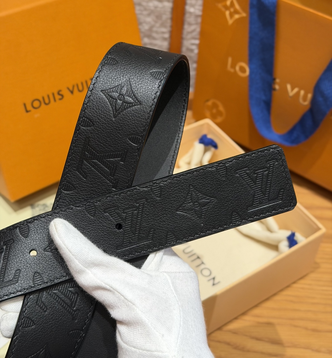 루이비통 이니셜섀도우 40mm 소가죽 벨트 상세 이미지 7