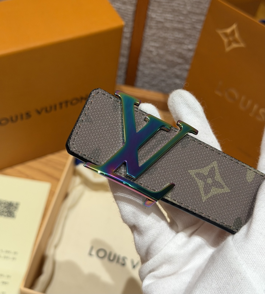 루이비통 LV 스크립트 40mm 리버시블 벨트 상세 이미지 2
