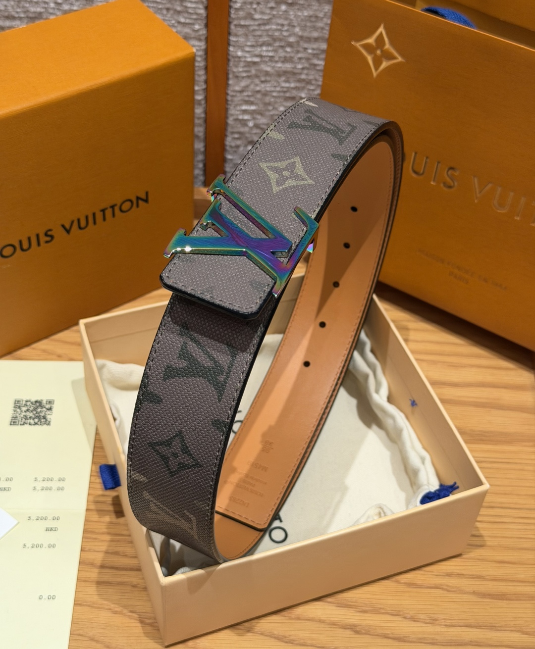 루이비통 LV 스크립트 40mm 리버시블 벨트 상세 이미지 7