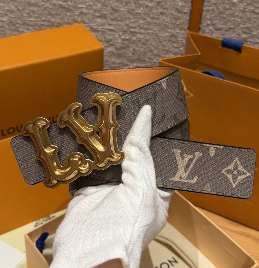 루이비통 LV스크립트 40mm 리버서블 벨트 상세 이미지 7