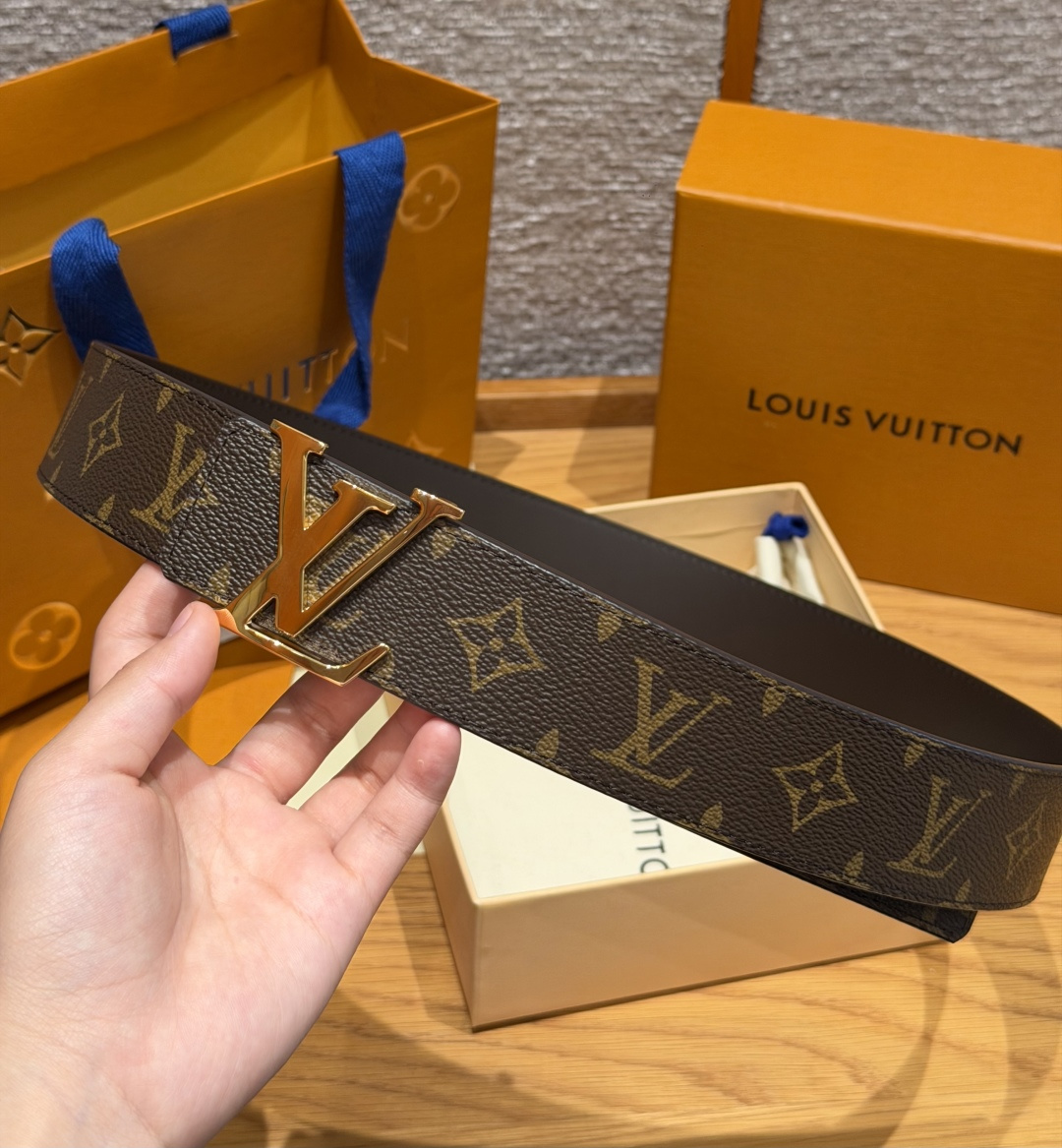 루이비통 모노그램 LV 메탈 버클 벨트 상세 이미지 8