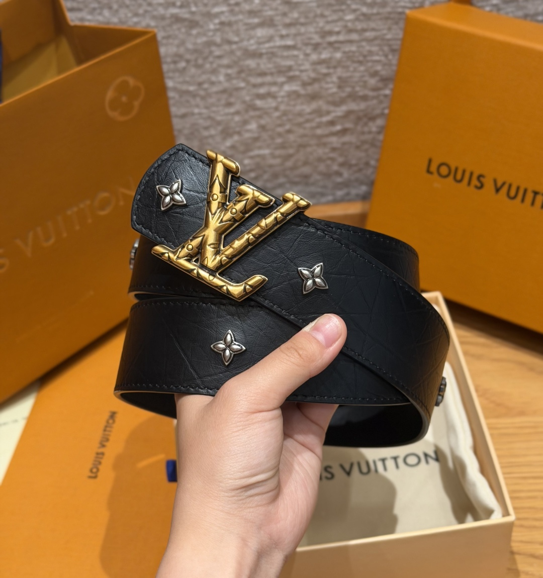 루이비통 LV 이니셜 토리옹 가죽 벨트 상세 이미지 2