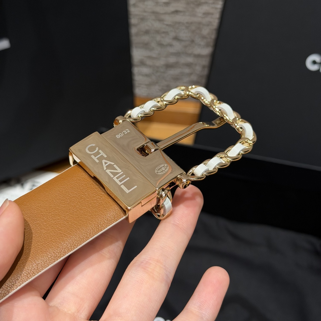 香家 Calfskin & Metal Reversible Belt 30mm 双面皮质腰带 皮质腰带-Chinese UA Cheap High Quatity Brand Clothes Bags handbags Sneakers wholesale wholesaler seller from China Factory suppliers Fashion Clothing Shoes best Quality Beautiful Price 香家 Calfskin & Metal Reversible Belt 30mm 双面皮质腰带 皮质腰带