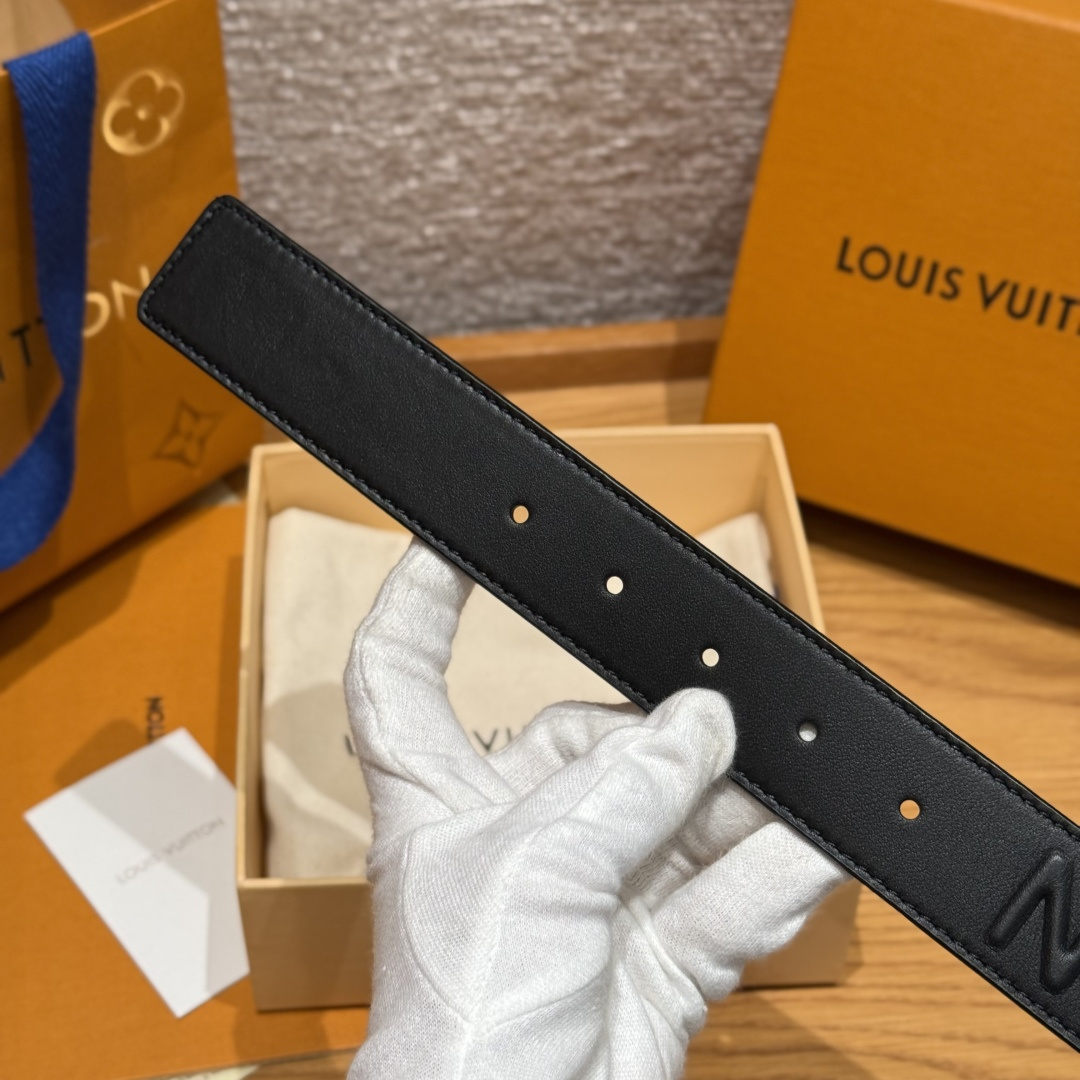 루이비통 LV커넥트 40mm 리버시블 카프스킨 벨트 상세 이미지 6