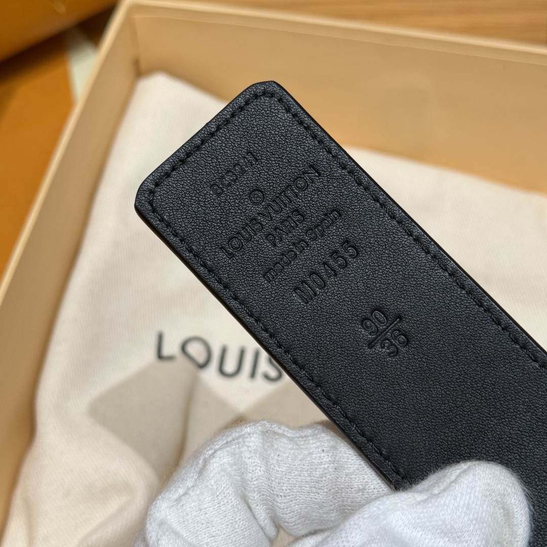 루이비통 LV 커넥트 40mm 리버서블 벨트 상세 이미지 4