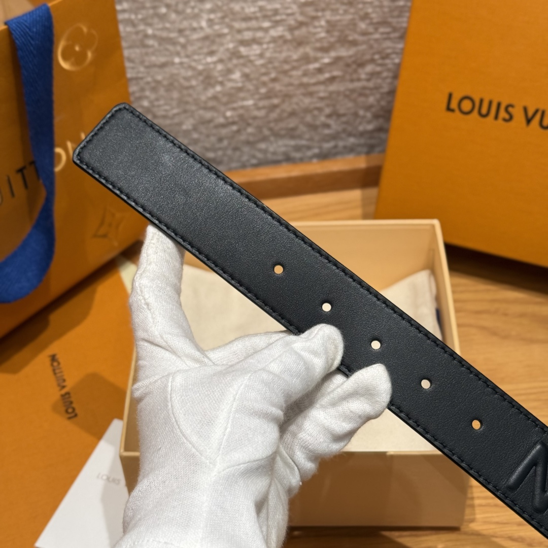 루이비통 LV 커넥트 40mm 리버서블 벨트 상세 이미지 5
