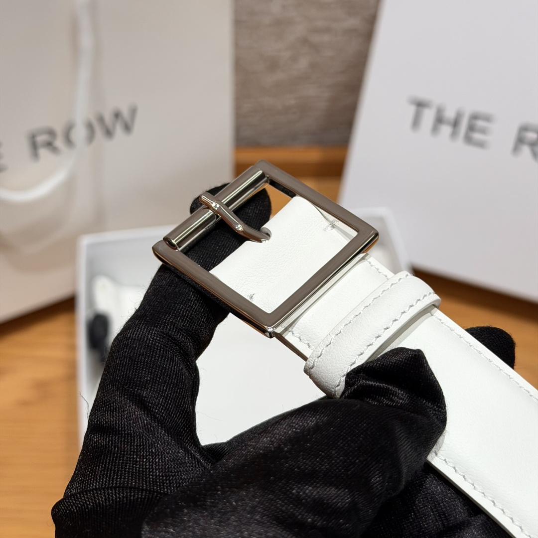 THE ROWClassic Leather Belt 30mm 经典皮带 采用光滑小牛皮革制成-Top High Quatity Cheap Sneakers Fashion Clothing Clothes Bags handbags Shoes of all Brand wholesale With The best Quality And Beautiful Price from China Factory Chinese suppliers wholesaler seller THE ROWClassic Leather Belt 30mm 经典皮带 采用光滑小牛皮革制成