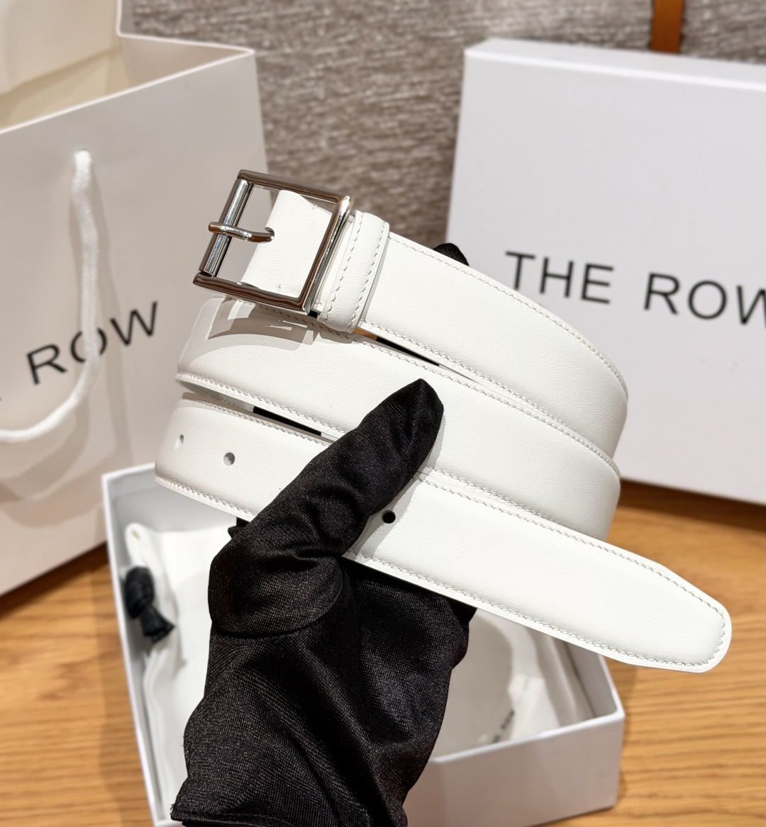 THE ROWClassic Leather Belt 30mm 经典皮带 采用光滑小牛皮革制成-Top High Quatity Cheap Sneakers Fashion Clothing Clothes Bags handbags Shoes of all Brand wholesale With The best Quality And Beautiful Price from China Factory Chinese suppliers wholesaler seller THE ROWClassic Leather Belt 30mm 经典皮带 采用光滑小牛皮革制成