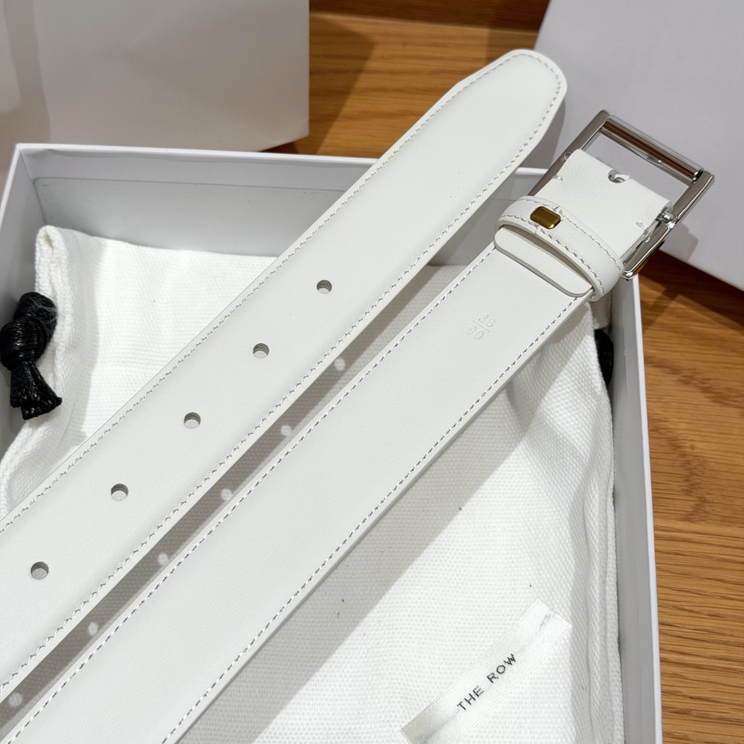 THE ROWClassic Leather Belt 30mm 经典皮带 采用光滑小牛皮革制成-Top High Quatity Cheap Sneakers Fashion Clothing Clothes Bags handbags Shoes of all Brand wholesale With The best Quality And Beautiful Price from China Factory Chinese suppliers wholesaler seller THE ROWClassic Leather Belt 30mm 经典皮带 采用光滑小牛皮革制成