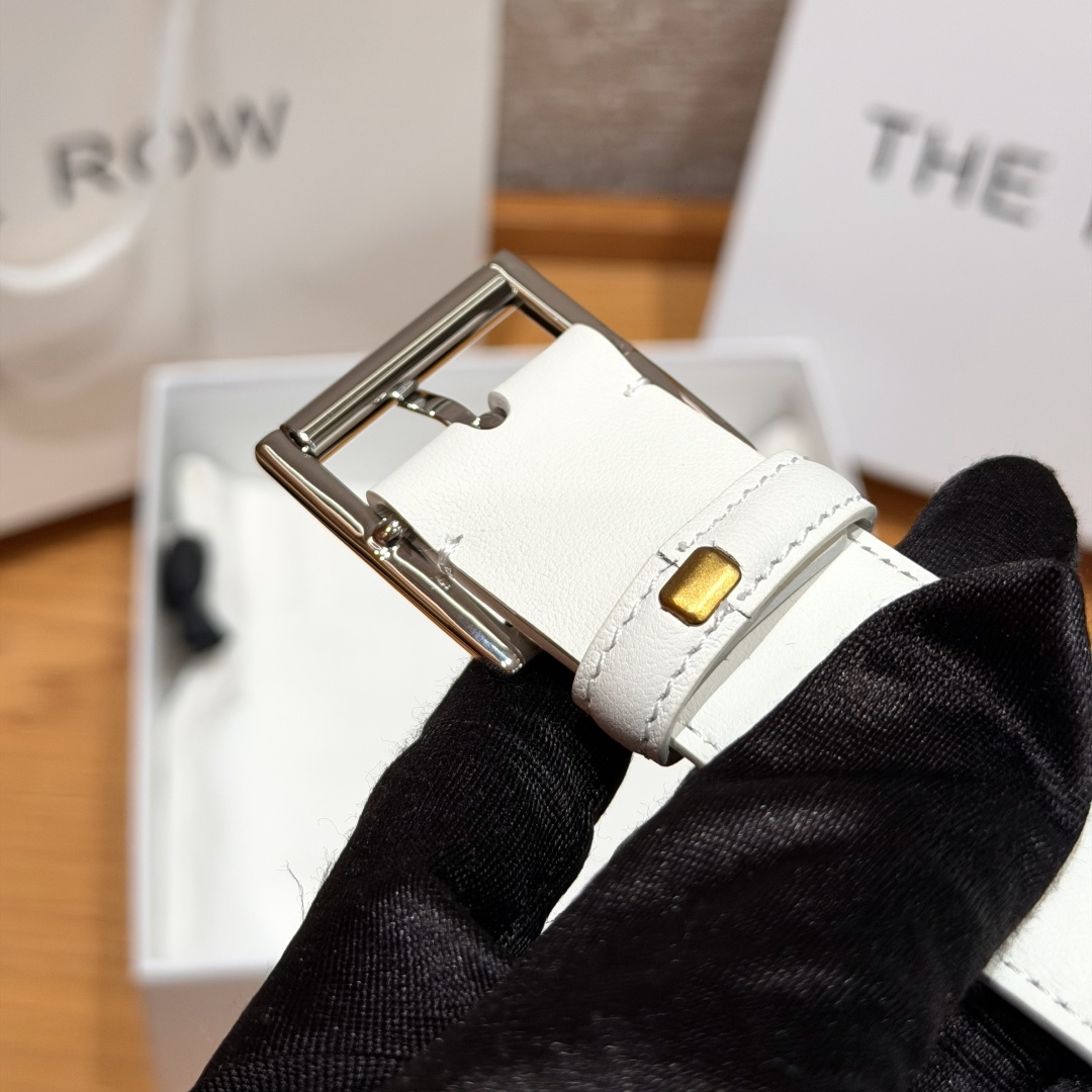 THE ROWClassic Leather Belt 30mm 经典皮带 采用光滑小牛皮革制成-Top High Quatity Cheap Sneakers Fashion Clothing Clothes Bags handbags Shoes of all Brand wholesale With The best Quality And Beautiful Price from China Factory Chinese suppliers wholesaler seller THE ROWClassic Leather Belt 30mm 经典皮带 采用光滑小牛皮革制成