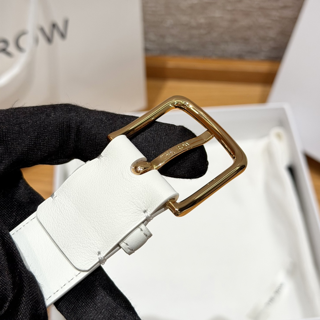 THE ROWClassic Leather Belt 30mm 经典皮革腰带-Top High Quatity Cheap Sneakers Fashion Clothing Clothes Bags handbags Shoes of all Brand wholesale With The best Quality And Beautiful Price from China Factory Chinese suppliers wholesaler seller THE ROWClassic Leather Belt 30mm 经典皮革腰带