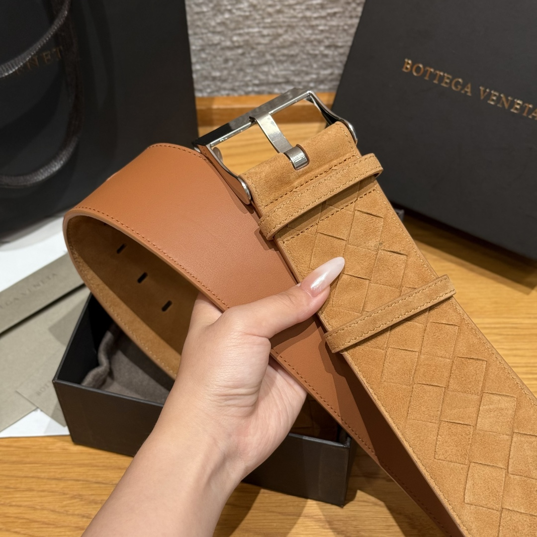 보테가베네타 브로큰업 인트레치오 스웨이드 벨트 상세 이미지 8