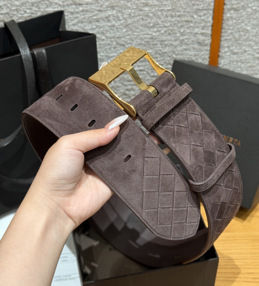보테가베네타 인트레치아토 스웨이드 벨트 상세 이미지 4