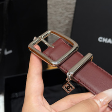 香家✨Leather Belt with CC Charm, Calfskin 30mm 带双C吊饰的皮 香家✨Leather Belt with CC Charm, Calfskin 30mm 带双C吊饰的皮