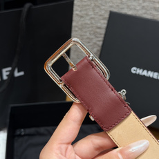 香家✨Leather Belt with CC Charm, Calfskin 30mm 带双C吊饰的皮 香家✨Leather Belt with CC Charm, Calfskin 30mm 带双C吊饰的皮