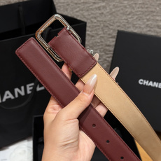 香家✨Leather Belt with CC Charm, Calfskin 30mm 带双C吊饰的皮 香家✨Leather Belt with CC Charm, Calfskin 30mm 带双C吊饰的皮