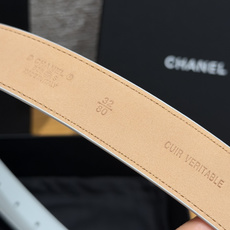 香家✨Leather Belt with CC Charm, Calfskin 30mm 带双C吊饰的皮 香家✨Leather Belt with CC Charm, Calfskin 30mm 带双C吊饰的皮