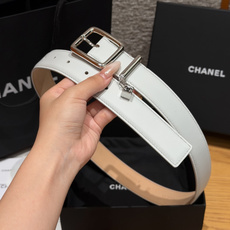 香家✨Leather Belt with CC Charm, Calfskin 30mm 带双C吊饰的皮 香家✨Leather Belt with CC Charm, Calfskin 30mm 带双C吊饰的皮