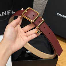 香家✨Leather Belt with CC Charm, Calfskin 30mm 带双C吊饰的皮 香家✨Leather Belt with CC Charm, Calfskin 30mm 带双C吊饰的皮