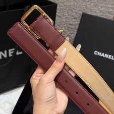 香家✨Leather Belt with CC Charm, Calfskin 30mm 带双C吊饰的皮 香家✨Leather Belt with CC Charm, Calfskin 30mm 带双C吊饰的皮