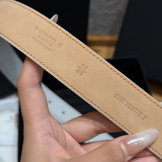 香家✨Leather Belt with CC Charm, Calfskin 30mm 带双C吊饰的皮 香家✨Leather Belt with CC Charm, Calfskin 30mm 带双C吊饰的皮