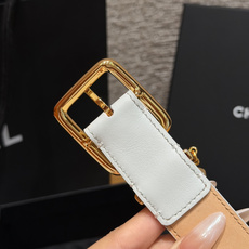 香家✨Leather Belt with CC Charm, Calfskin 30mm 带双C吊饰的皮 香家✨Leather Belt with CC Charm, Calfskin 30mm 带双C吊饰的皮