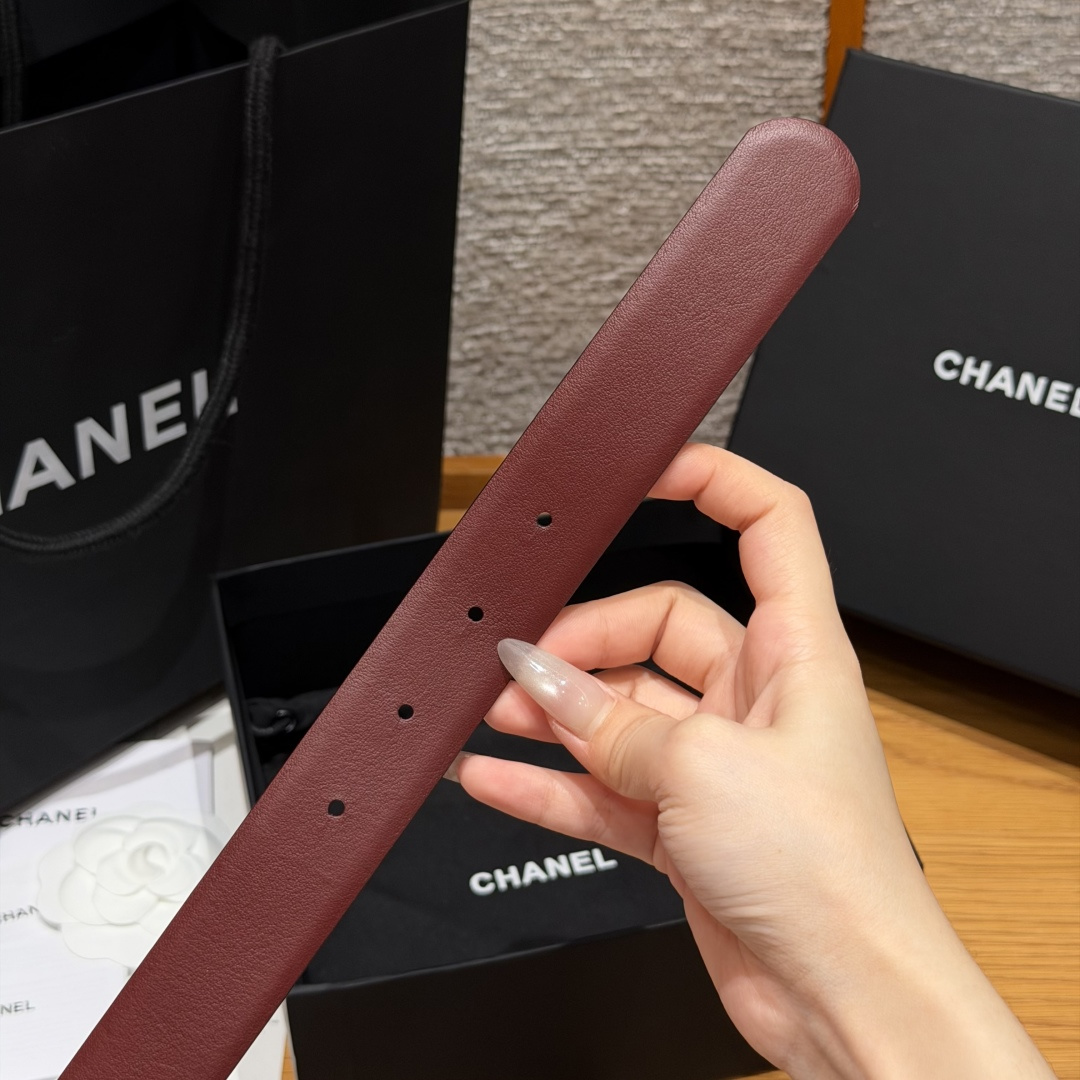 -香家✨双面小牛皮扣腰带系列 Ceinture 30 mm Réversible en Cuir de -香家✨双面小牛皮扣腰带系列 Ceinture 30 mm Réversible en Cuir de