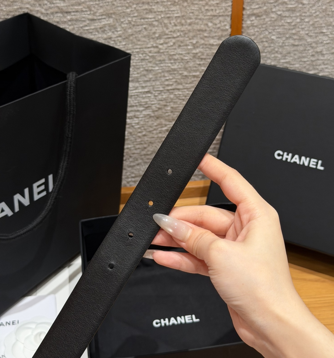 -香家✨双面小牛皮扣腰带系列 Ceinture 30 mm Réversible en Cuir de 