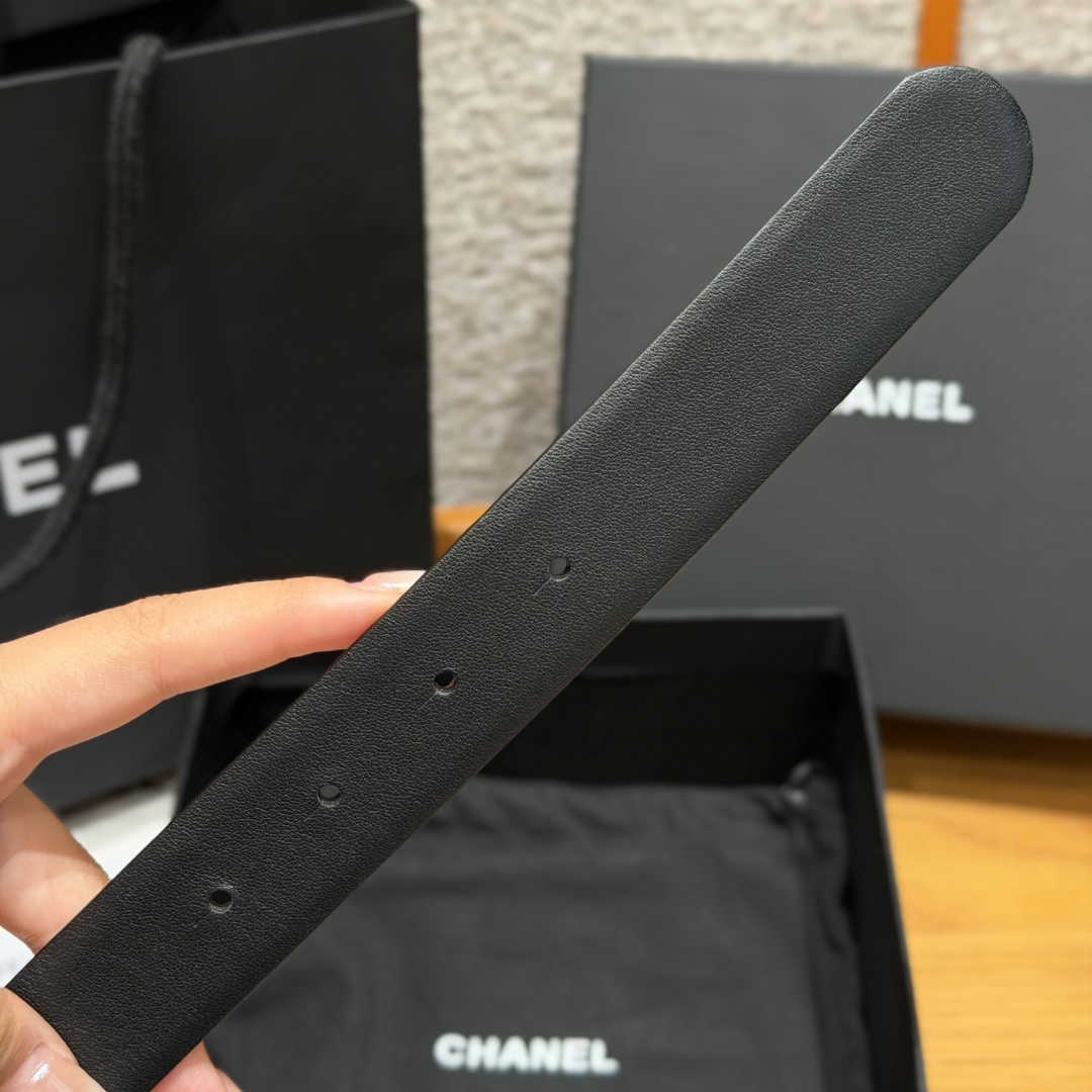 -香家✨双面小牛皮扣腰带系列 Ceinture 30 mm Réversible en Cuir de 