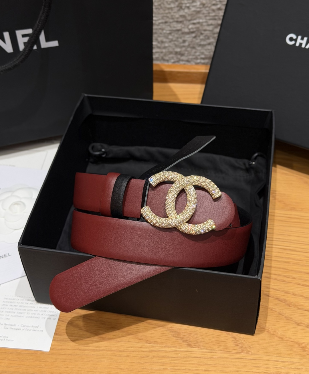 -香家✨双面小牛皮扣腰带系列 Ceinture 30 mm Réversible en Cuir de 