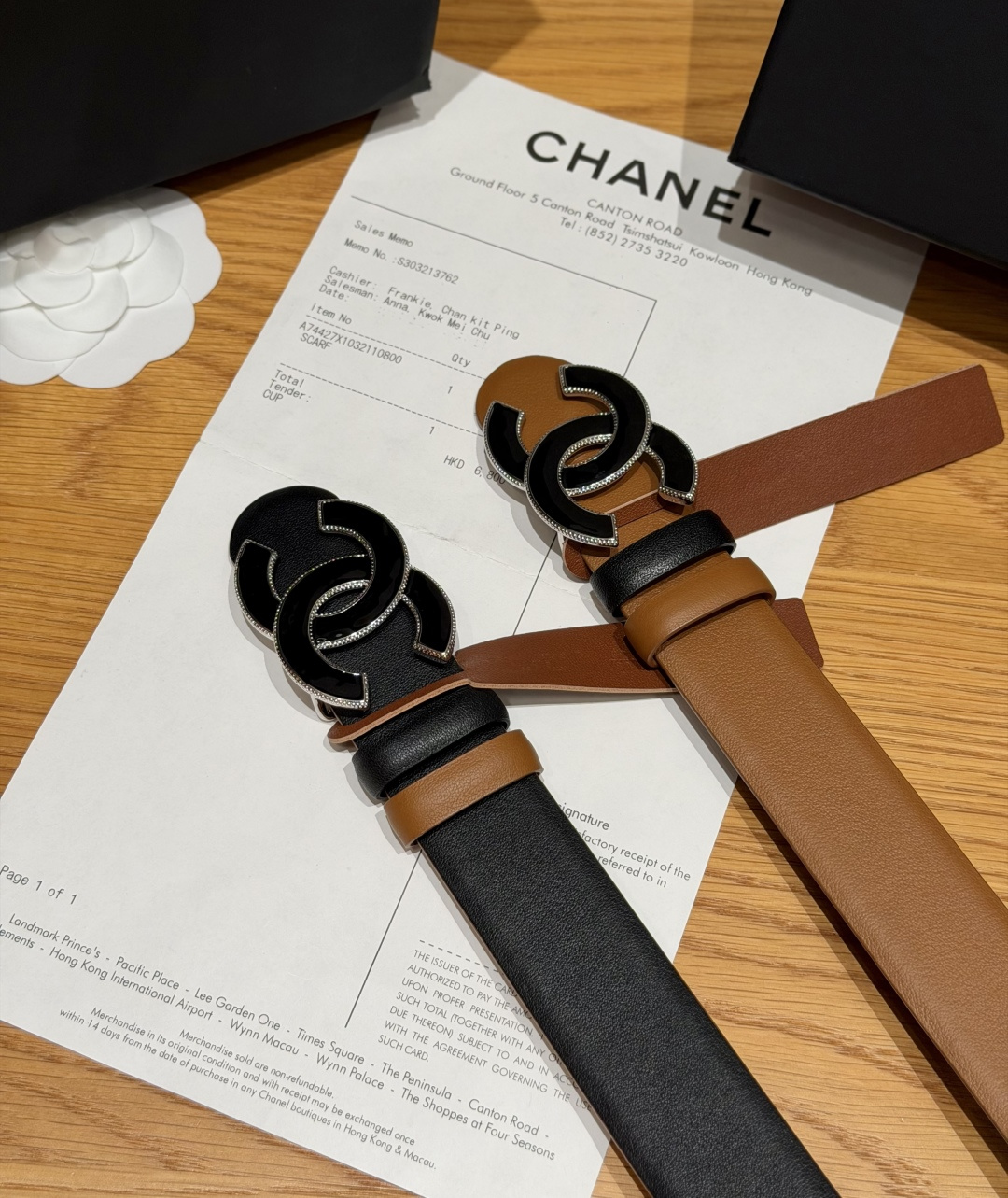 -香家✨双面小牛皮扣腰带系列 Ceinture 30 mm Réversible en Cuir de 