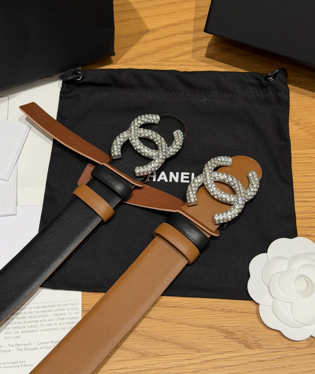 -香家✨双面小牛皮扣腰带系列 Ceinture 30 mm Réversible en Cuir de 