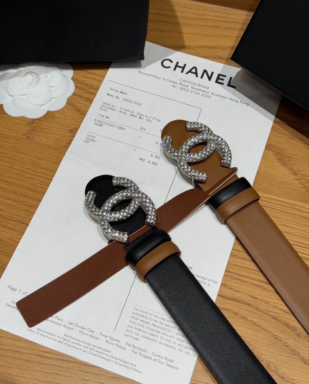 -香家✨双面小牛皮扣腰带系列 Ceinture 30 mm Réversible en Cuir de 