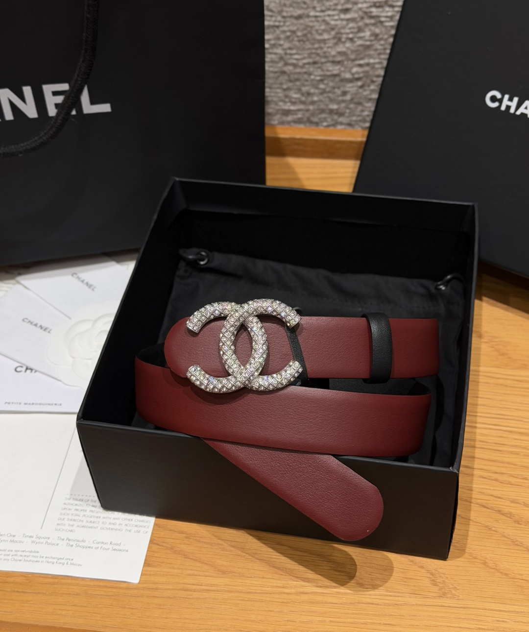 -香家✨双面小牛皮扣腰带系列 Ceinture 30 mm Réversible en Cuir de 