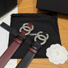 -香家✨双面小牛皮扣腰带系列 Ceinture 30 mm Réversible en Cuir de -香家✨双面小牛皮扣腰带系列 Ceinture 30 mm Réversible en Cuir de