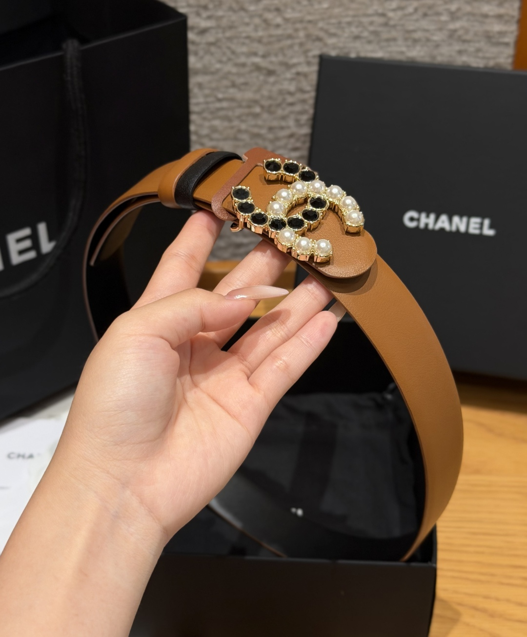 -香家✨双面小牛皮扣腰带系列 Ceinture 30 mm Réversible en Cuir de -香家✨双面小牛皮扣腰带系列 Ceinture 30 mm Réversible en Cuir de