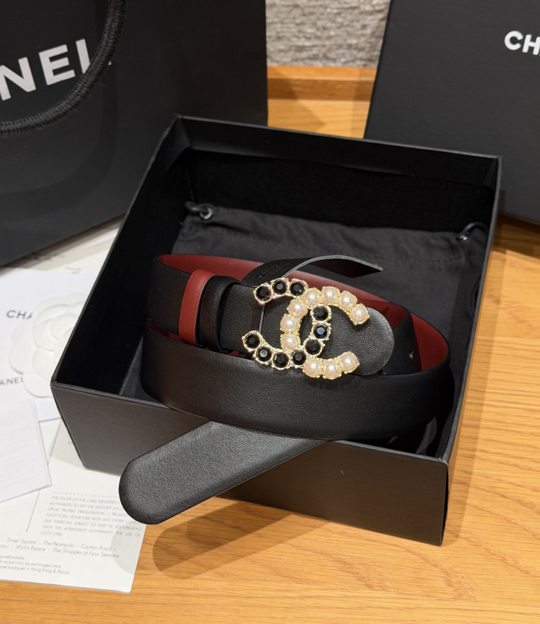 -香家✨双面小牛皮扣腰带系列 Ceinture 30 mm Réversible en Cuir de 