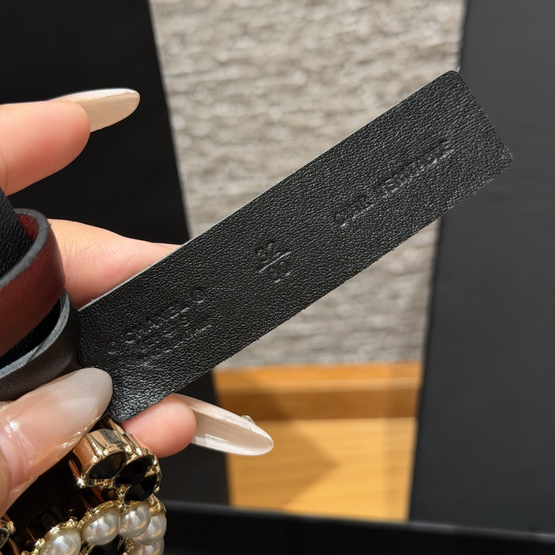 -香家✨双面小牛皮扣腰带系列 Ceinture 30 mm Réversible en Cuir de 