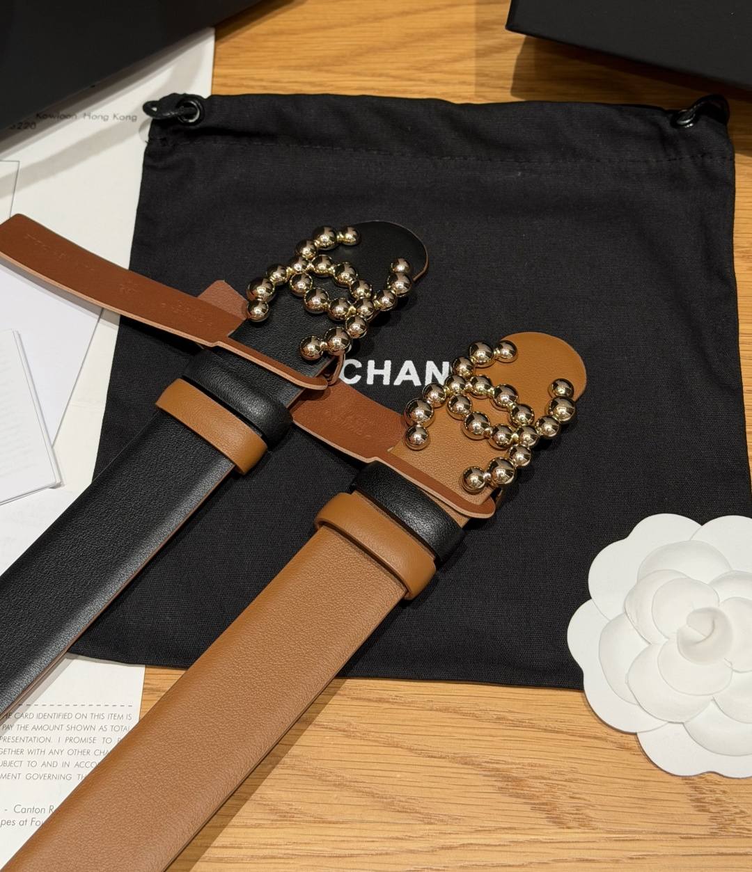 -香家✨双面小牛皮扣腰带系列 Ceinture 30 mm Réversible en Cuir de 