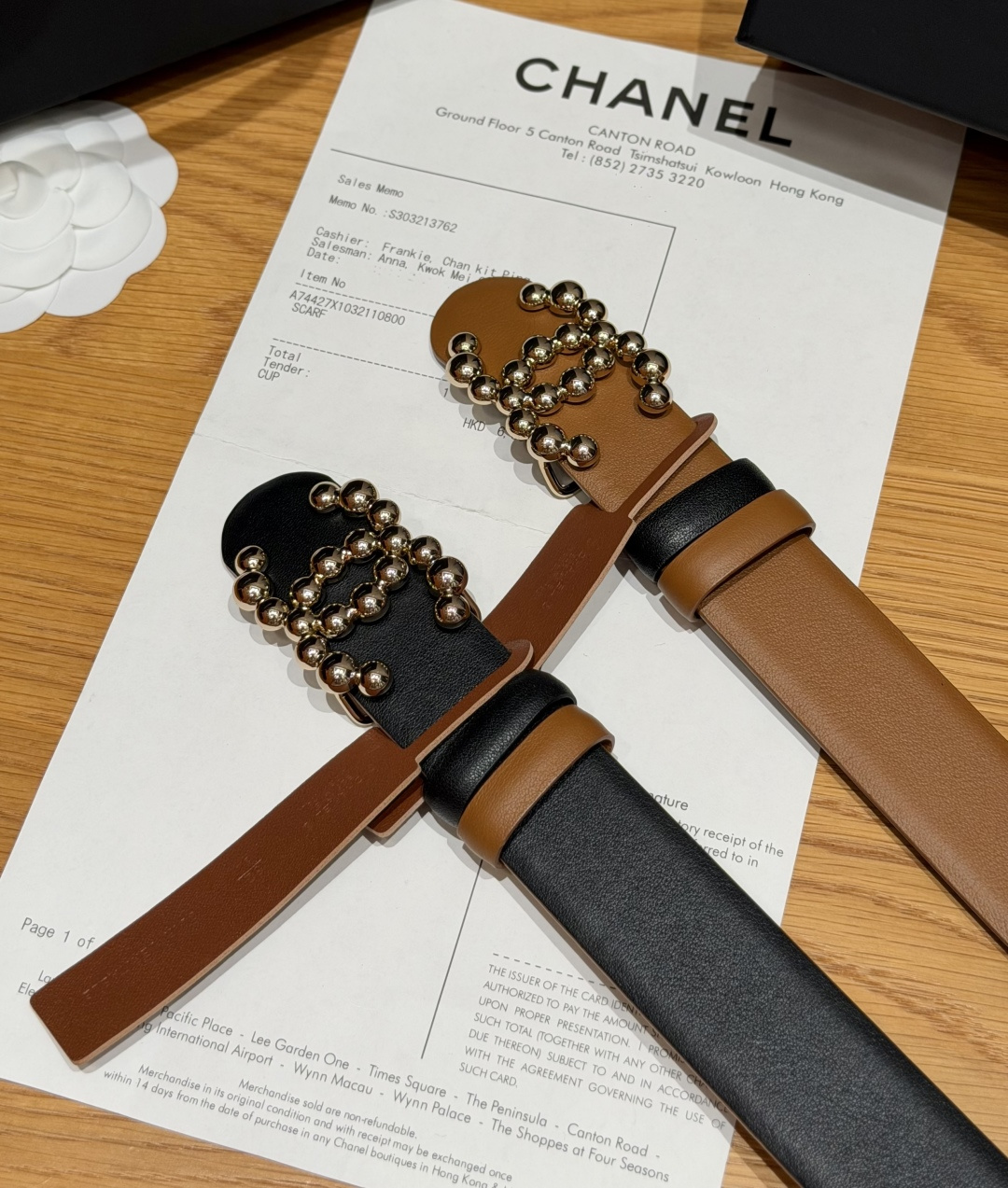 -香家✨双面小牛皮扣腰带系列 Ceinture 30 mm Réversible en Cuir de 