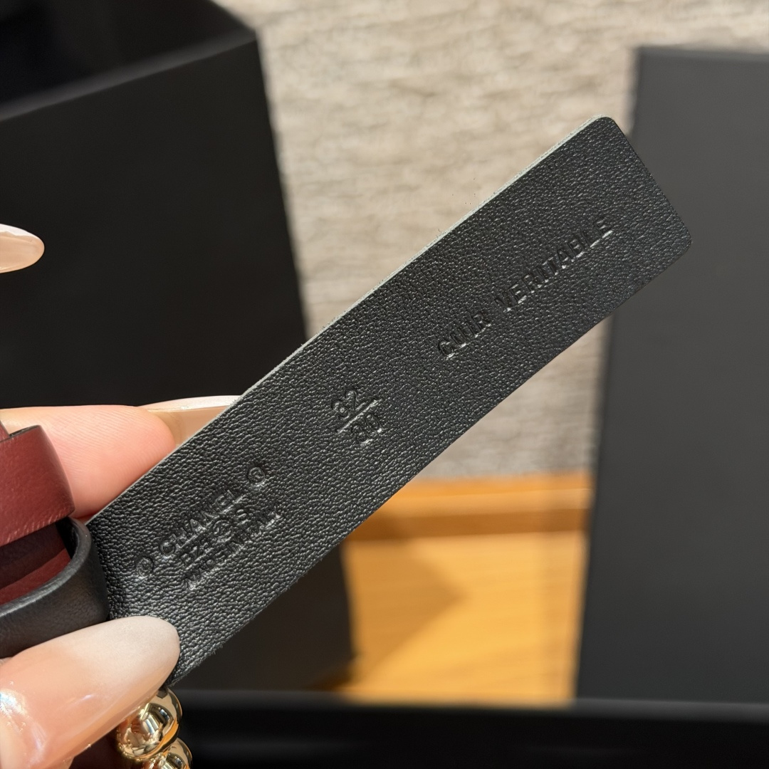 -香家✨双面小牛皮扣腰带系列 Ceinture 30 mm Réversible en Cuir de 