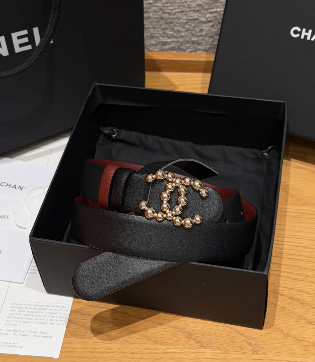 -香家✨双面小牛皮扣腰带系列 Ceinture 30 mm Réversible en Cuir de -香家✨双面小牛皮扣腰带系列 Ceinture 30 mm Réversible en Cuir de