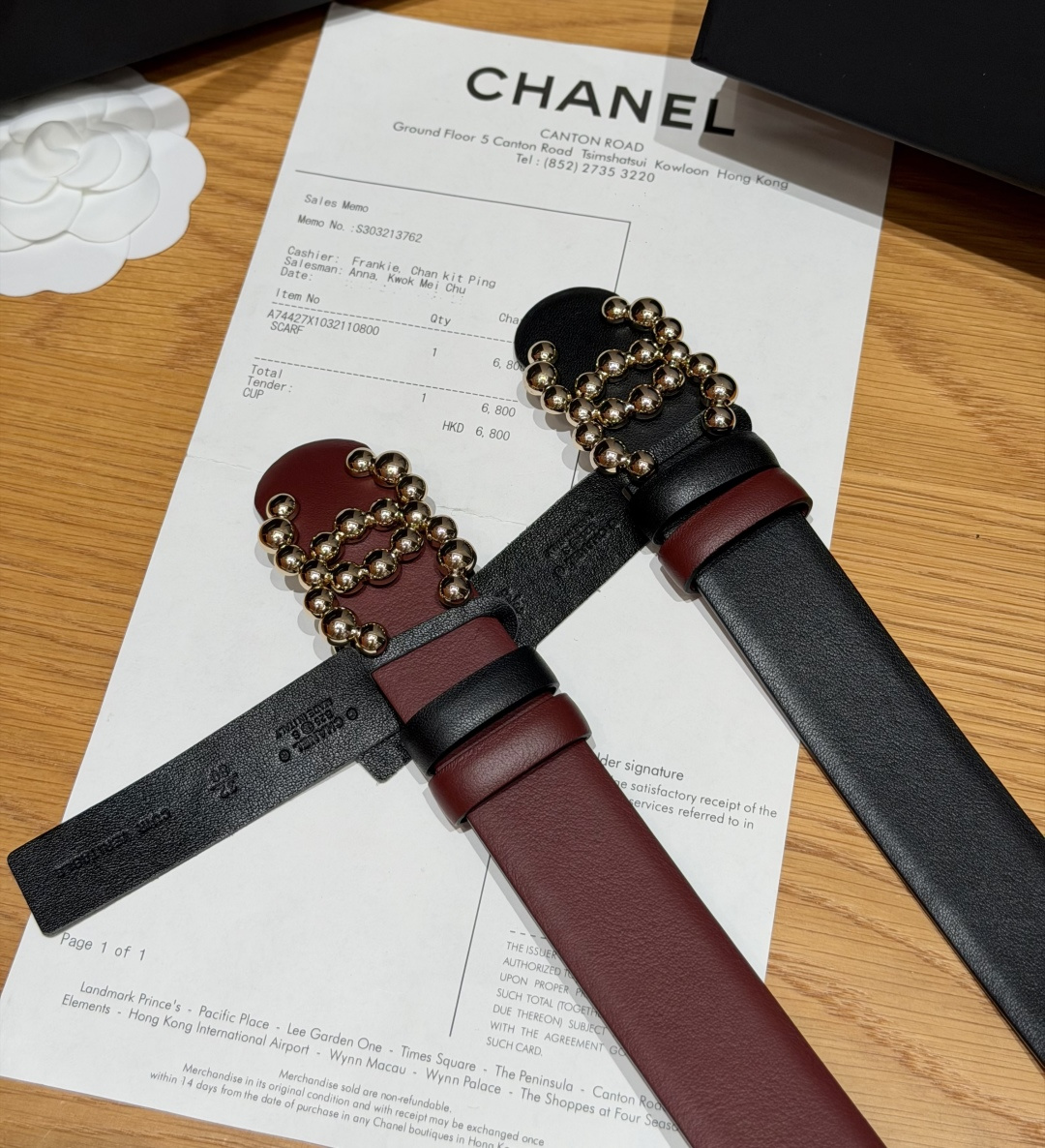 -香家✨双面小牛皮扣腰带系列 Ceinture 30 mm Réversible en Cuir de -香家✨双面小牛皮扣腰带系列 Ceinture 30 mm Réversible en Cuir de